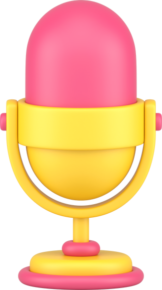 Microphone 3D Illustration