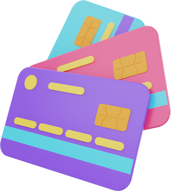 3D Render Debit Card Icon